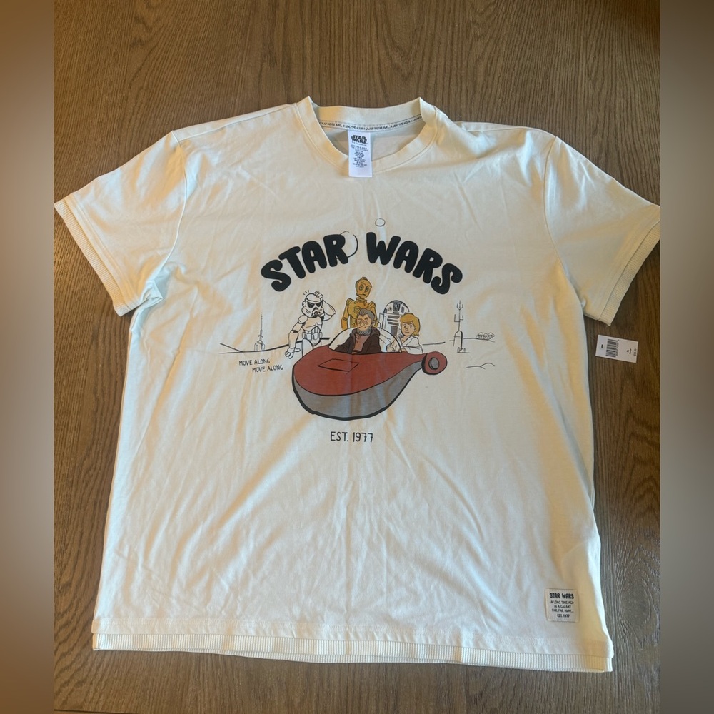 Disney Star Wars Move Along Est. 1977 T-Shirt for Adults Size XL